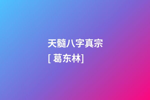 天髓八字真宗[ 葛东林]